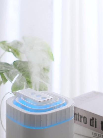 1pc Mini Cool Mist Air Humidifier - Compact Room Decor Essential for Home, Office, and Gift Giving - Portable, Quiet, Easy to Clean, and Energy Efficient - Perfect for Fall, Winter, Back to School, Teacher's Day, Halloween, Christmas, Wedding, and Birthda