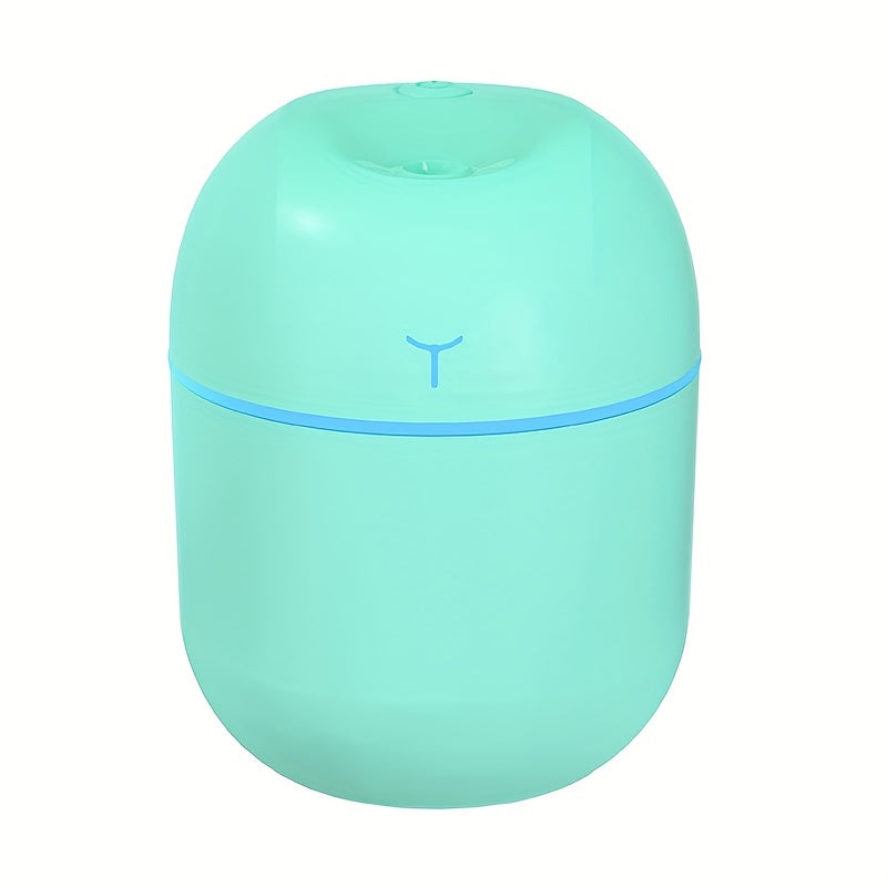 1pc USB Portable Mini Air Humidifier Colorful Humidifier Room Office Desktop Home Car Humidifier, Spray Mute Ultrasonic Scented Diffuser For Skin Moisturizing Hydrating, Car Bedroom Room Office Travel Home Use, Auto Shut Off 2 Spray Modes