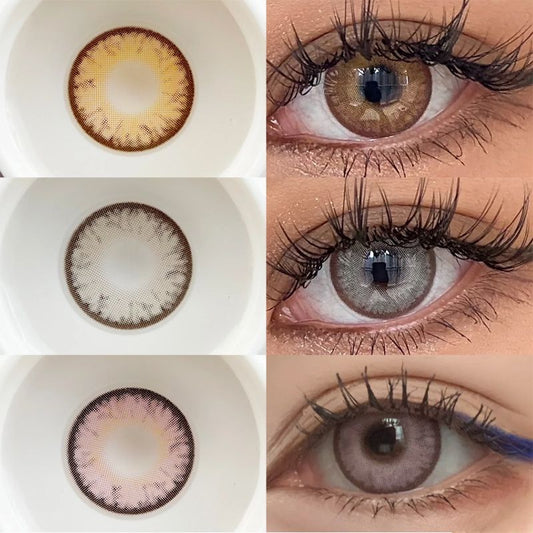 SEALBEER 14.5Mm large diameter New style mixed style contact lenses gray marmalade brown rouge gouache annual throwing glasses