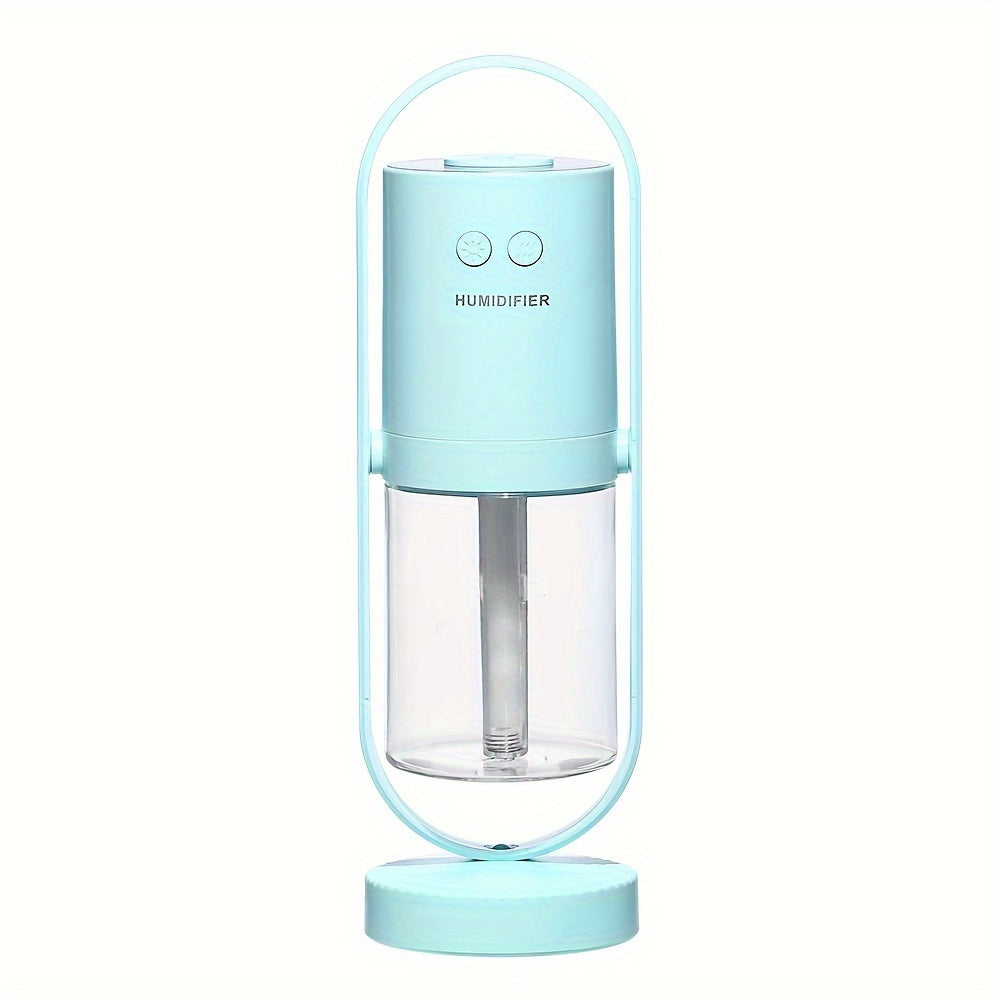 1pc 6.76oz Colorful LED Ultrasonic Humidifier Air Mist Humidifier With 7 Colors Mini Cool Mist Air Humidifier For Room Office