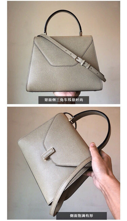 SEALBEER 2025 Yao Chen, Su Mingyu, Julie, the same Kelly bag, palm pattern cowhide single shoulder diagonal across Popular, 2025 and fashion women's bags