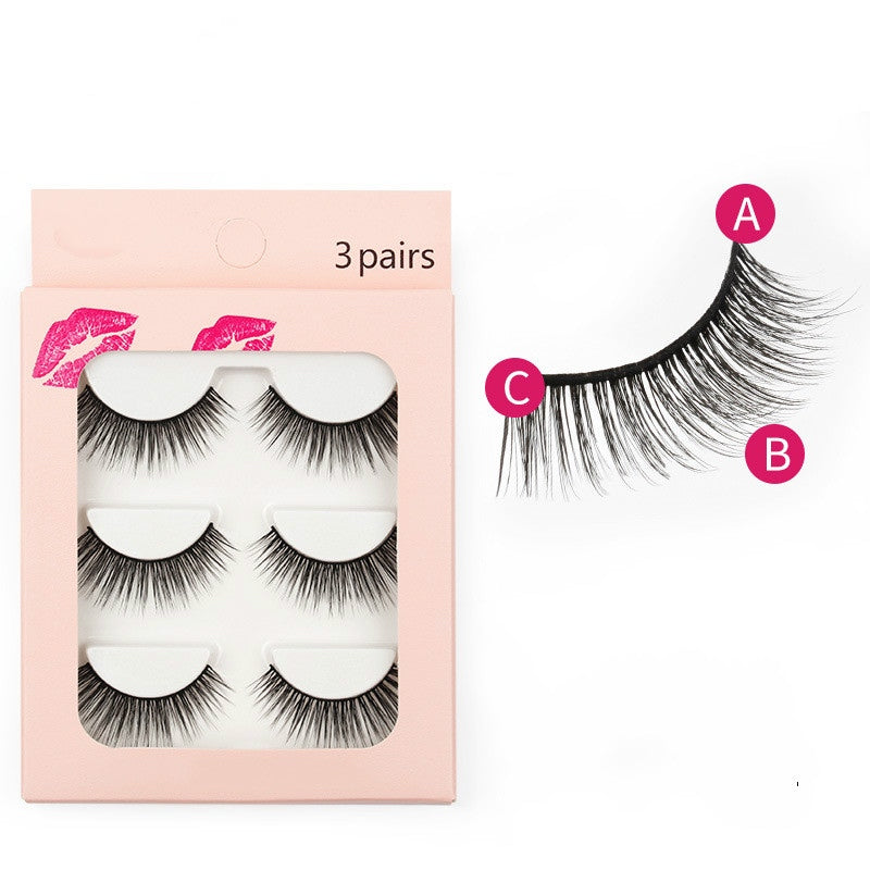 SEALBEER New Waterproof  3 Piece G307 Mink Hair Eyelashes