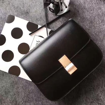 SEALBEER Factory direct sales popular mirror cowhide tofu bag small square bag cowhide women's bag single shoulder oblique span box-stewardess bag