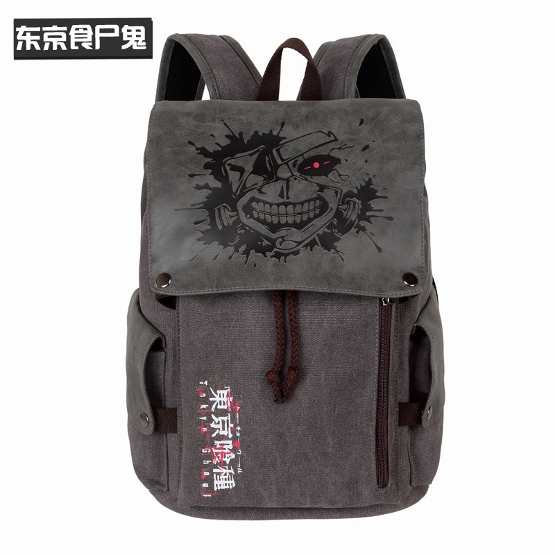 Anime Backpack School Bag BackPack Attack on Titan Tokyo Avengers One Piece Green Valley Canvas School Bag