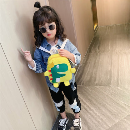 Children's Baby New Dinosaur Boys' Backpack Cartoon Cute Girl Backpack 1-3 Years Old Small Bookbag Fashion