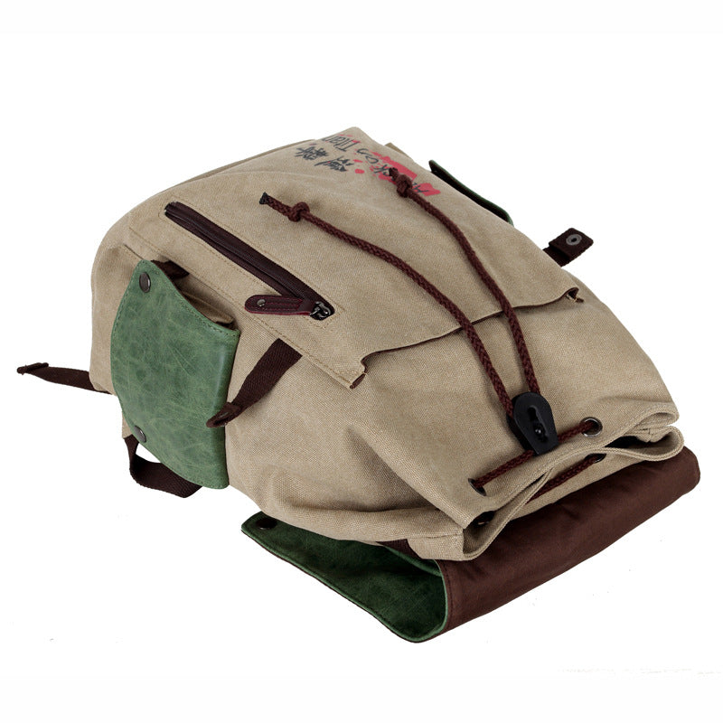 Anime Backpack School Bag BackPack Attack on Titan Tokyo Avengers One Piece Green Valley Canvas School Bag