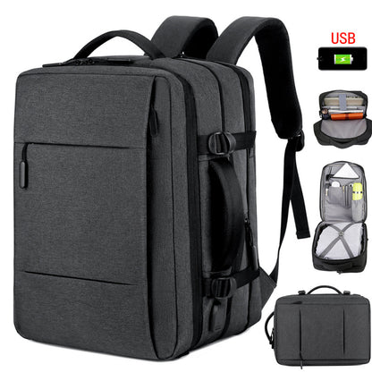 Factory Direct Sales Multifunctional Computer Bag Waterproof Large Capacity Student Schoolbag Printable Logo Backpack