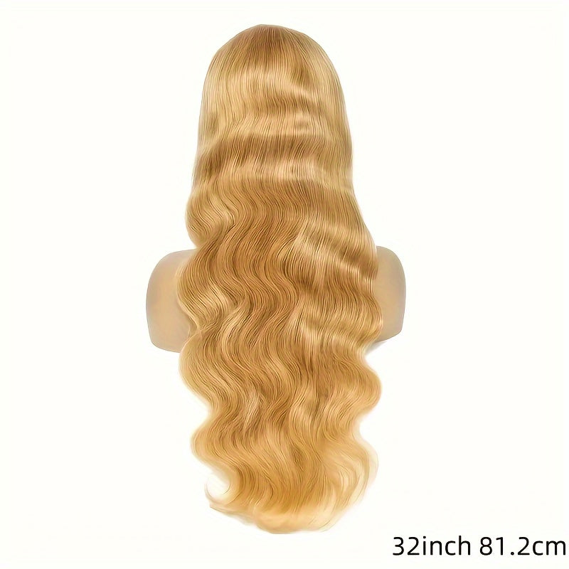 27# Honey Blonde Wig Highlight Ombre Blonde 13x6 HD Lace Front Wigs Human Hair Honey Blonde Lace Front Wig Colored Body Wave Pre Plucked Baby Hair Glueless For Women