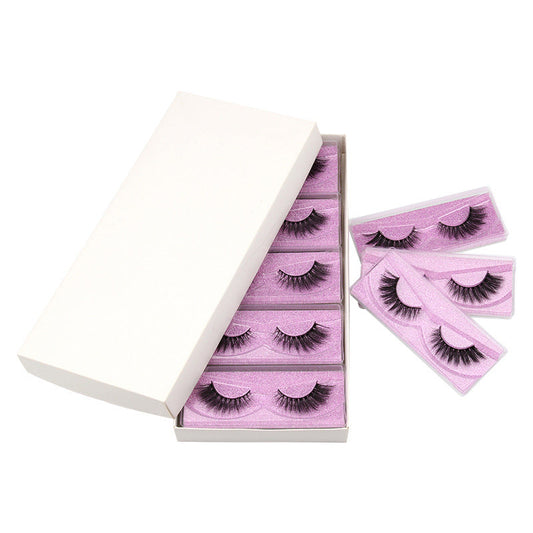 SEALBEER 3D  Purple Card Model Mix  10 Piece  Mink Hair Eyelashes