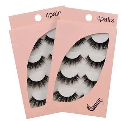 SEALBEER New Natural Slim 4 Piece G109 Mink Hair Eyelashes