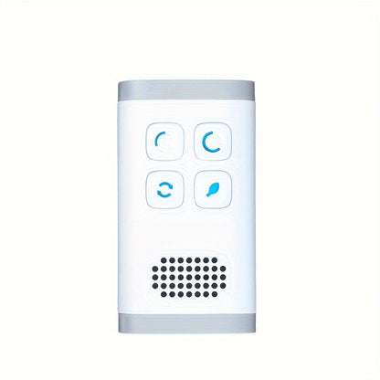 1pc Mini Air Purifier Pro - Removes Pet Odor, Smoke, Negative Ions, Ozone, Portable, Convenient, Plug-in, Suitable for Small Bedroom, Office, Living Room, Compact Design, Easy to Use, Whisper Quiet Operation