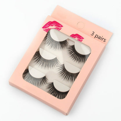 SEALBEER New Waterproof  3 Piece G309 Mink Hair Eyelashes