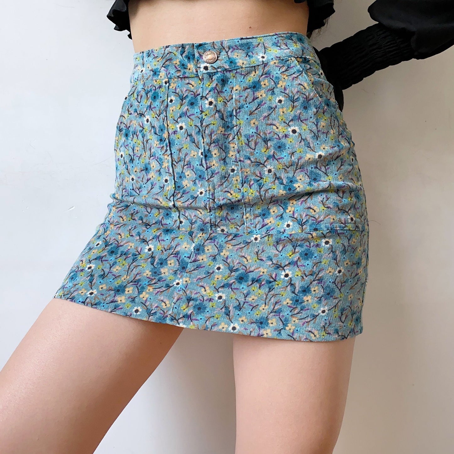 sealbeer - Jessa Floral Corduroy Skirt