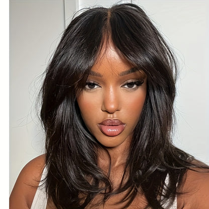 Glueless Straight 13x4 Lace Front Human Hair Wig Transparent Lace Frontal Wigs For Women Natural Wig