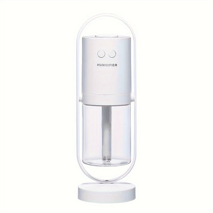 1pc 6.76oz Colorful LED Ultrasonic Humidifier Air Mist Humidifier With 7 Colors Mini Cool Mist Air Humidifier For Room Office