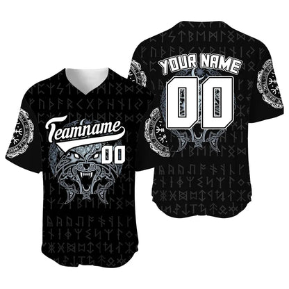 Viking Baseball Jersey Men Custom Name Team Shirts Sportswear Personalized Hip Hop Streetwear Blouse Stitched Baseball Uniform