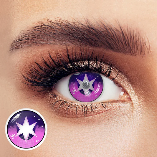 SEALBEER Cosplay Oshi No Ko Hoshino Ai Violet Colored Contact Lenses