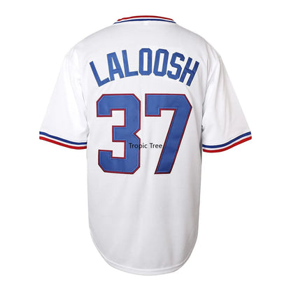 Nuke' LaLoosh Jersey 37 Durham Movie Baseball Jersey 8 Crash Davis Jersey Mens Shirt Cosplay Clothing All Stitch Us Size S-XXXL