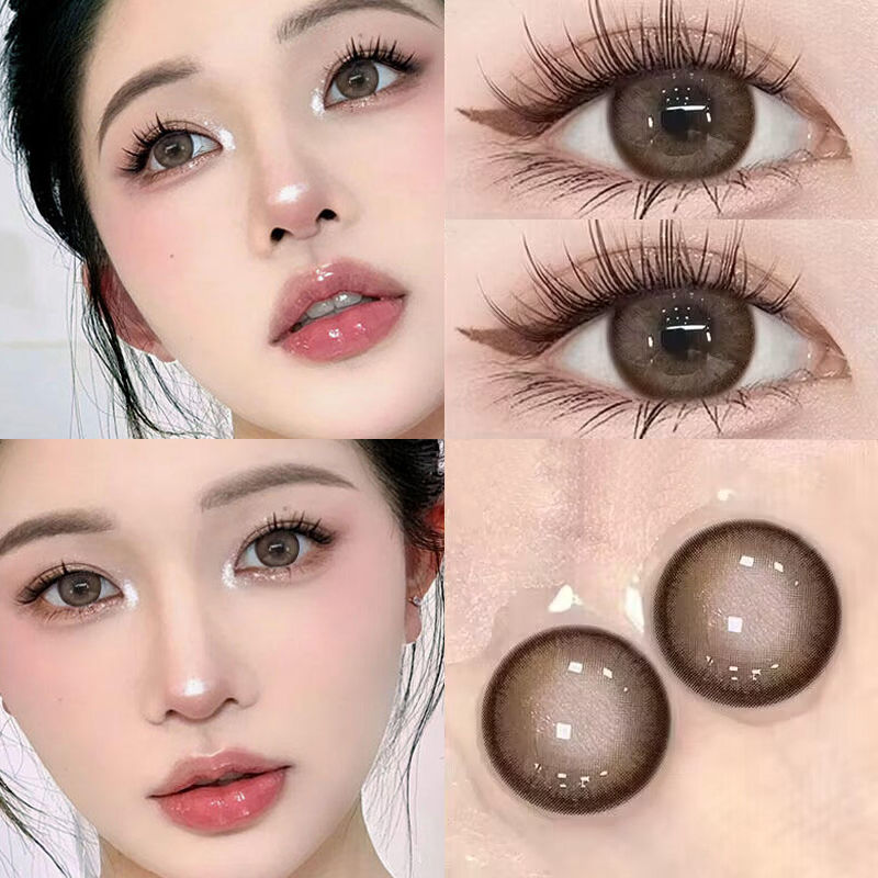 SEALBEER Thai milk tea brown contact lenses for half a year, small and large diameter, monthly and daily throwing official website, genuine student girl