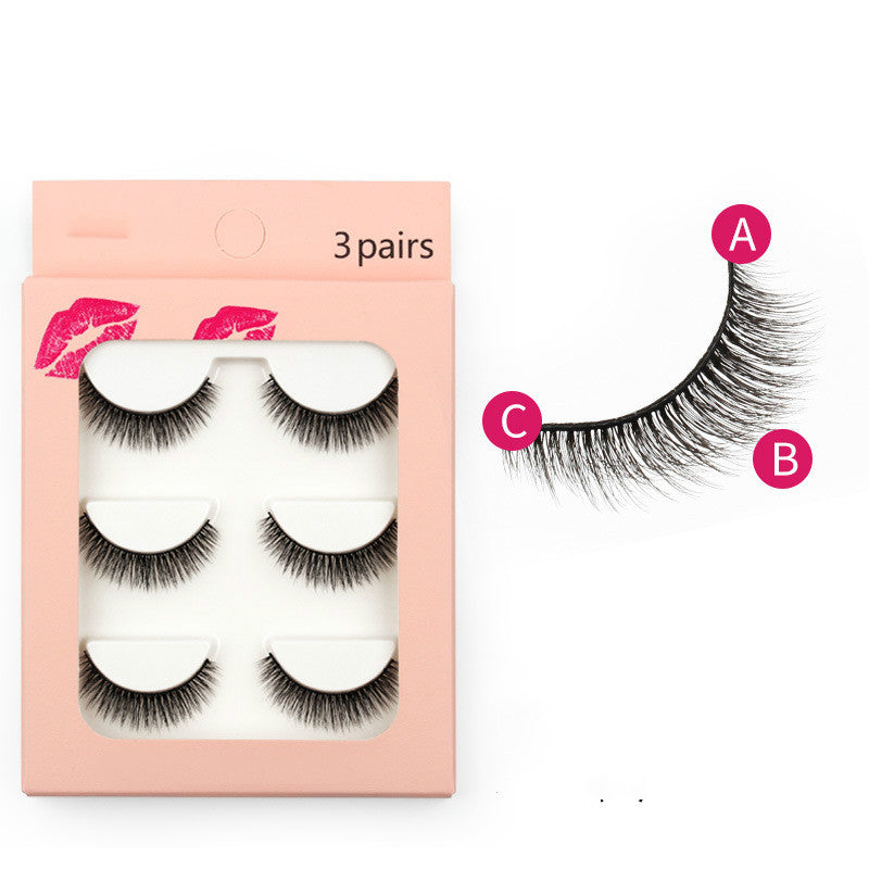 SEALBEER New Waterproof  3 Piece G306 Mink Hair Eyelashes