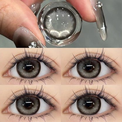 SEALBEER Blue contact lenses are thrown away for half a year, the size feels mixed, the diameter does not hurt the eyes, and contact lenses are not thrown away for the official website flagship store.