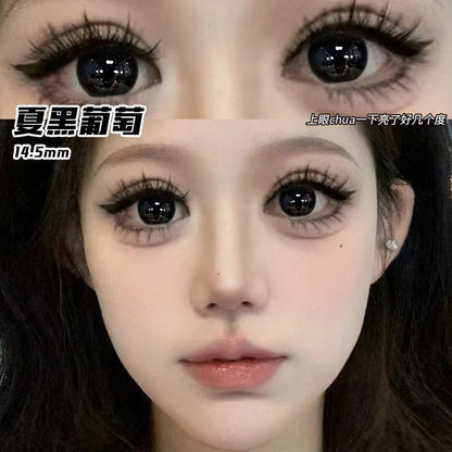 SEALBEER Innocent pure desire conspicuous large choli large diameter mm large beauty black contact lenses half a year throw 14.8