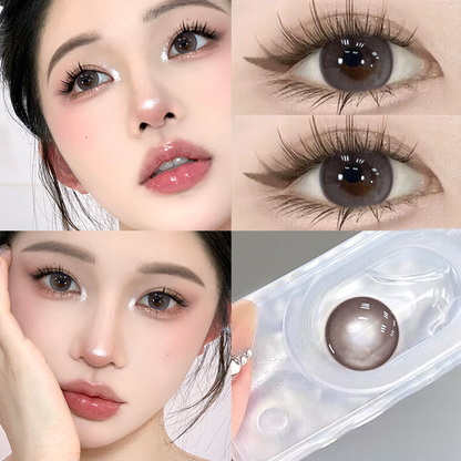 SEALBEER Buy 1 pair and get 1 pair of contact lenses free. The explosion will throw 14.2mm sandwich craft contact lenses for half a year. Versatile and genuine Ai Jing