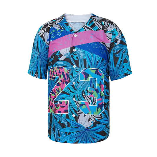 Baseball Jersey West Coast Style 23 Digital Printing High Quality Sports Outdoor Beach Wear Colorful Blue Black Hip-Hop New