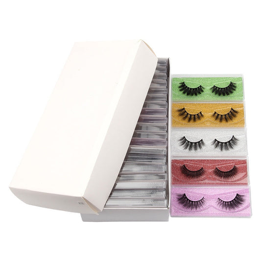 SEALBEER 3D  Mixed Colors And Mixed Models  10 Piece  Mink Hair Eyelashes