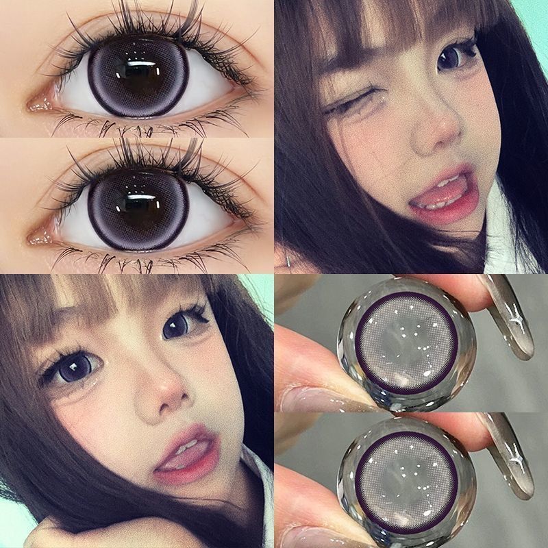 SEALBEER Cola grape jewelry contact lenses explosion light mixed blood size diameter year throwing contact lenses students Internet celebrities same style