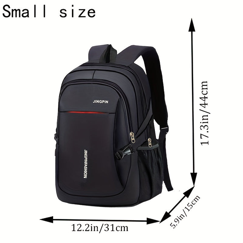 1pc Stylish School Backpack - Spacious & Durable, Simple Everyday Design - Large Capacity for Students & Travelers