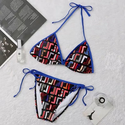 Summer Bikini Swim Beach 2 Separate Swimwear Women's Designer Clothing Classic Fashion Sexy Letter Print Bikini