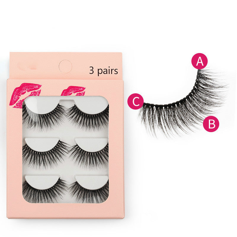 SEALBEER New Waterproof  3 Piece G309 Mink Hair Eyelashes