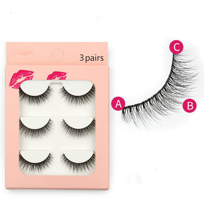 SEALBEER New Waterproof  3 Piece G302 Mink Hair Eyelashes