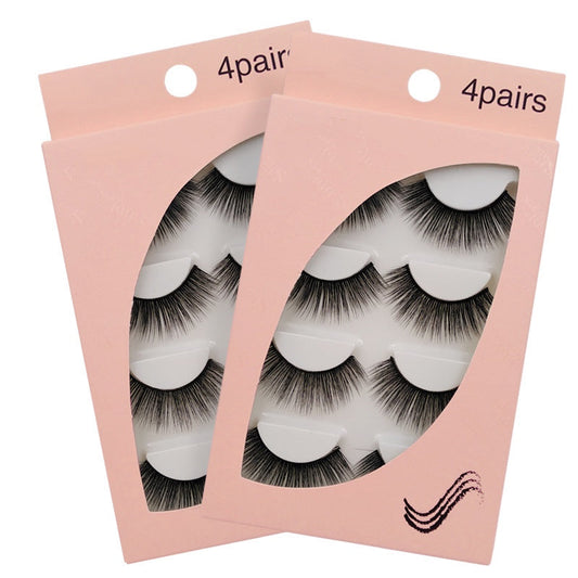 SEALBEER New Natural Slim 4 Piece G103 Mink Hair Eyelashes