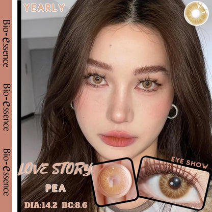 SEALBEER 1 Pair Lens Korea Colored Contact Lenses for Eye Color Lenses Big Eye Lenses Brown Lenses Blue Eye Lenses Hotsale