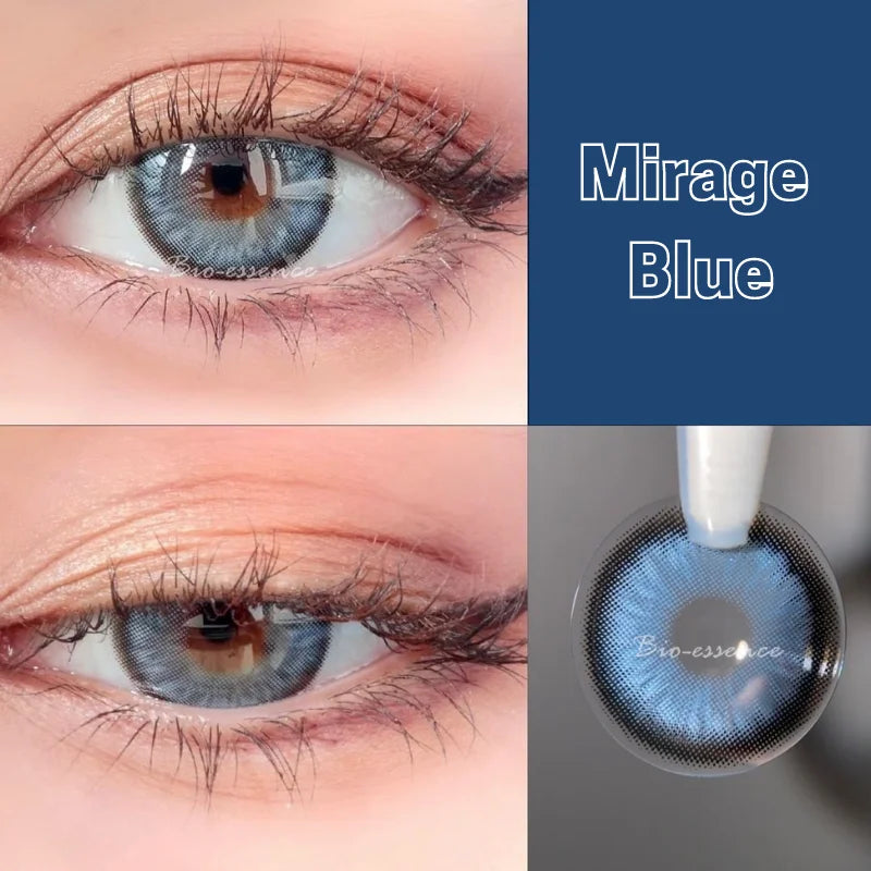 SEALBEER 1 Pair Korean Lenses Color Contact Lenses for Eyes Natural Look Brown Lenses Anime Lense Blue Eye Lenses 14.5mm