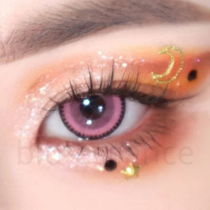 SEALBEER 1 Pair Color Contact Lenses for Eyes Blue Lense Pink Eye Lenses Fashion Lenses Beauty Makeup Yummy Eye Contact