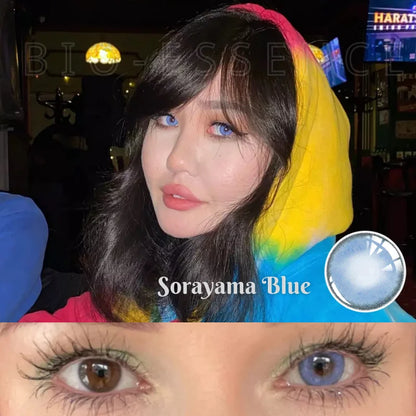 SEALBEER 1 Pair Colorful Contact Lenses For Eyes Colored Eye Lenses Brown Color Contact lens Yearly Lentillas Azules