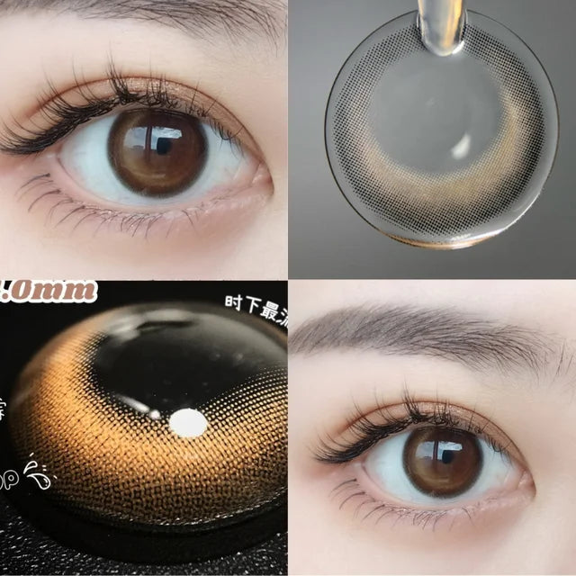 SEALBEER 1 Pair Color Contact Lenses for Eyes Natural Look Korean Lenses Brown Lenses Anime Lense Blue Eye Lenses