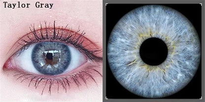 SEALBEER 1 Pair Colored Contact Lenses for Eyes Russian Girl Blue Lenses Monet Green Eye Lenses Big Eye Fashion Lenses