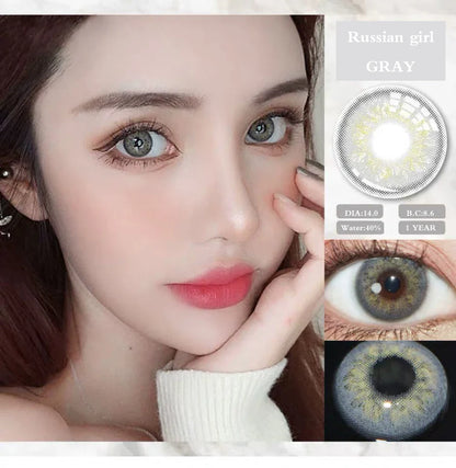 SEALBEER 1 Pair Color Contact Lenses for Eyes Natural Brown Lenses Beauty Fashion Gray lense Blue Lenses Green Eye Contact