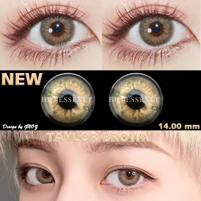 SEALBEER 1 Pair Colored Contact Lenses for Eyes Russian Girl Blue Lenses Monet Green Eye Lenses Big Eye Fashion Lenses