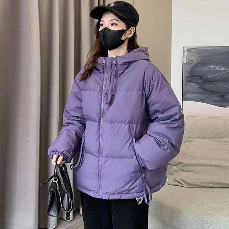 Down cotton-padded clothes women's 2024 new winter popular high-grade thickened cotton-padded jackets, foreign-style small short cotton-padded jackets