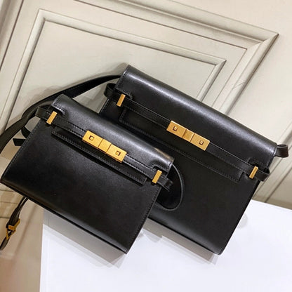 SEALBEER 2025 New Manhattan Tofu Bag Fashion Women's Bag One Shoulder Oblique Cross Portable Alligator Leather Lock Small Square Bag