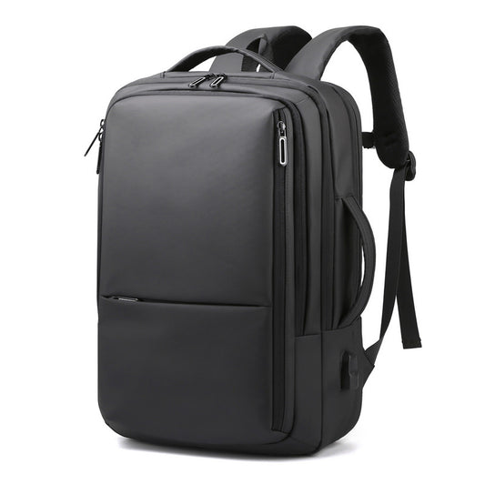 Cross-Border Men's Backpack Fashion Simple Large Capacity Computer Bag Business Commute Backpack Outdoor Leisure Travel Bag