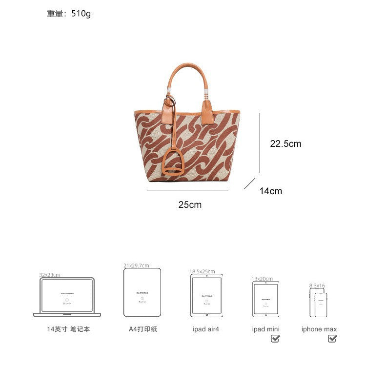 SEALBEER Hot trade New bag women's new colored vegetable basket bag printed canvas tote bag women's garden bag handbag