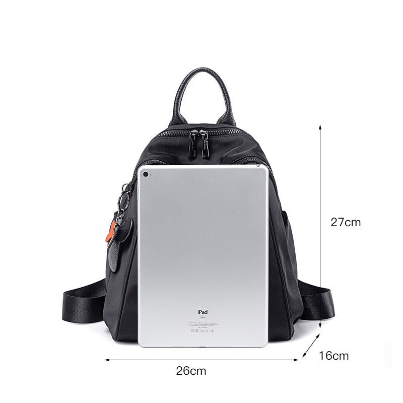 SEALBEER Oxford cloth backpack fashionable versatile women's casual lightweight travel bag single double shoulder dual-purpose backpack simple school bag