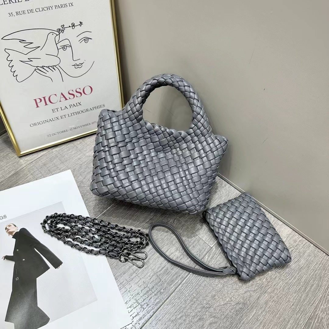 SEALBEER Pure hand-woven vegetable basket bag women's handbag popular new summer high-end mini chain single shoulder oblique span bag