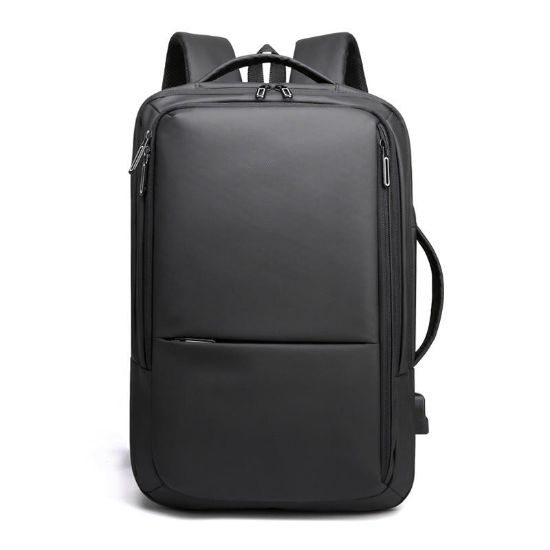 Cross-Border Men's Backpack Fashion Simple Large Capacity Computer Bag Business Commute Backpack Outdoor Leisure Travel Bag